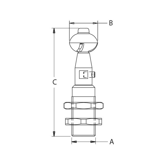 Tete de Lavage Rotative 360° Inox référence fournisseur 230049